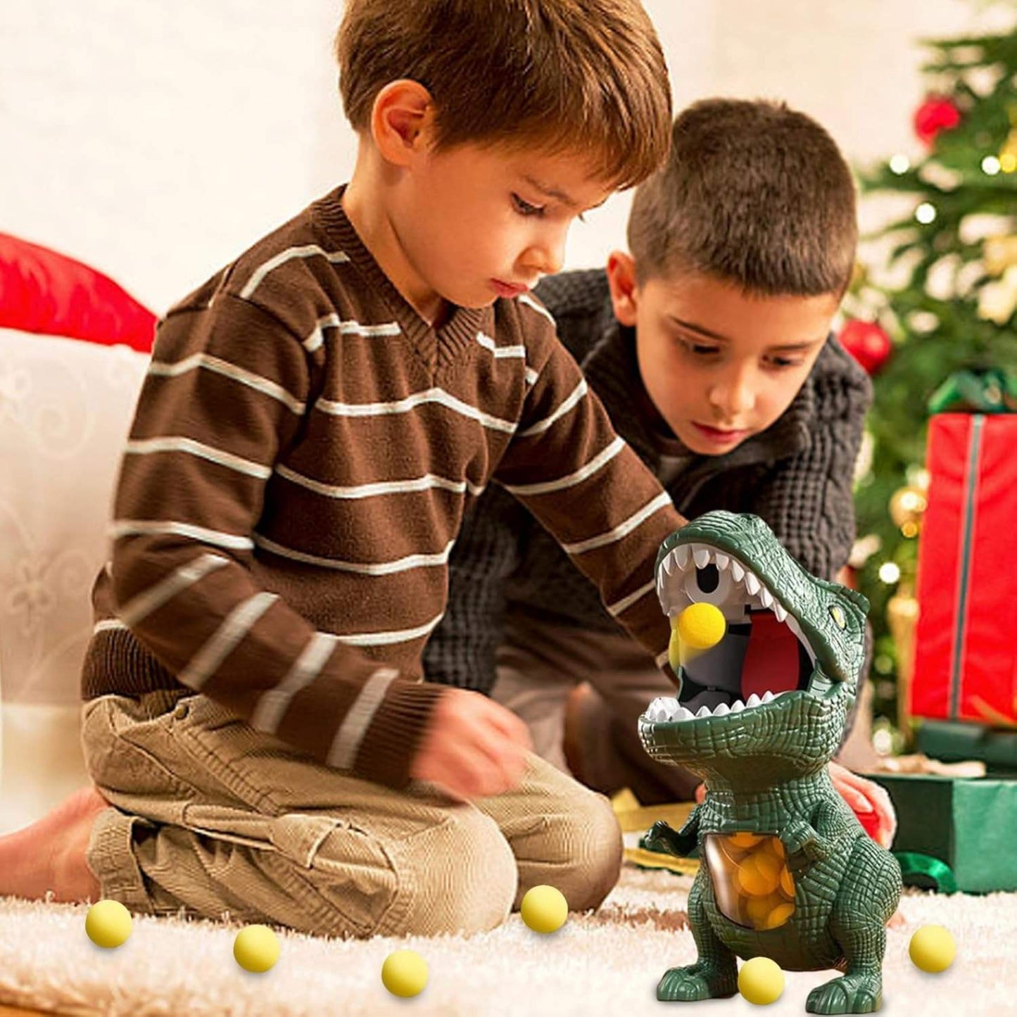 Dinosaur Shooting Toy with Sound, Lights, and Mist Spray Mode, Safe for Ages 3+