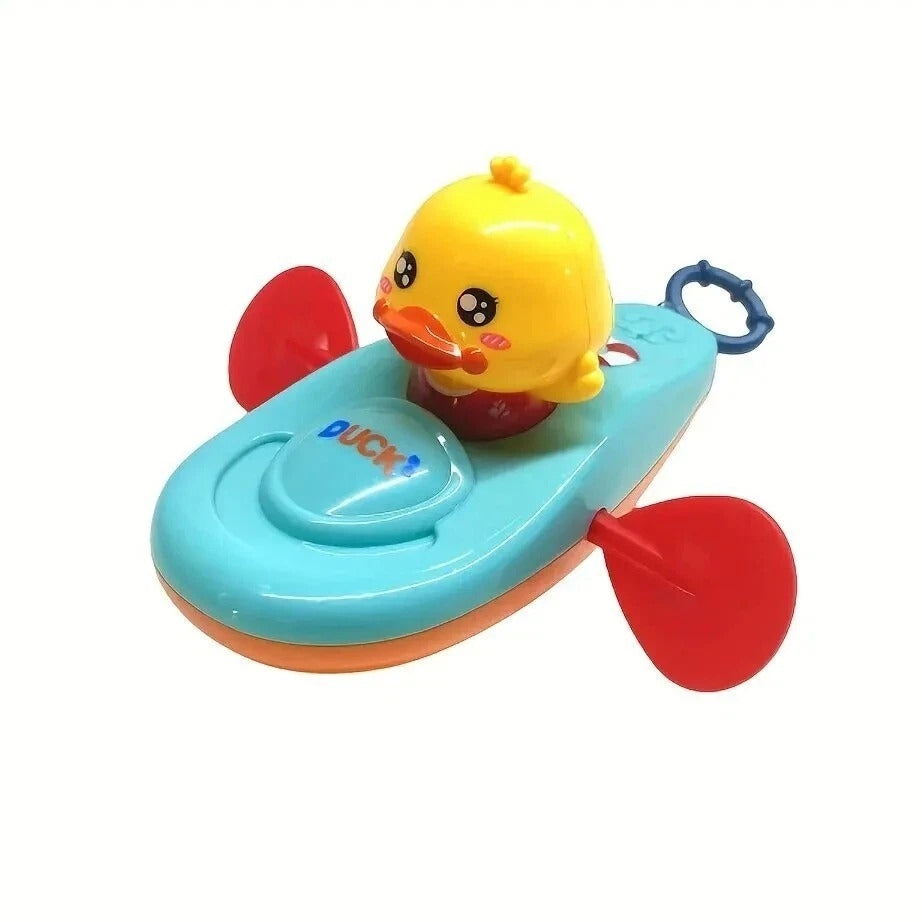 Duck Kayak Toy, Cute Bath Accessory, Compact and Easy to Use, Safe for Ages 2+