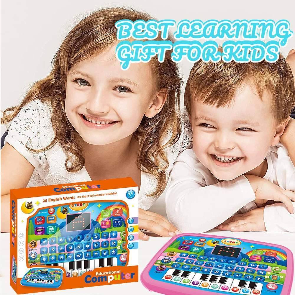 Educational Learning Tablet Toy with Sound Effects and LED Screen Safe for Ages 3+