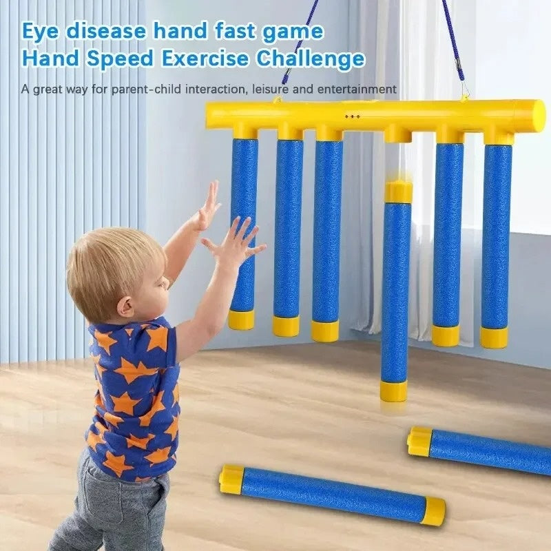 Fun Falling Sticks Challenge Game, Rechargeable and Temperature Adjustable, Safe for Ages 5+