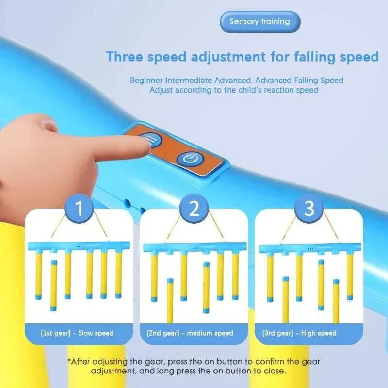 Fun Falling Sticks Challenge Game, Rechargeable and Temperature Adjustable, Safe for Ages 5+