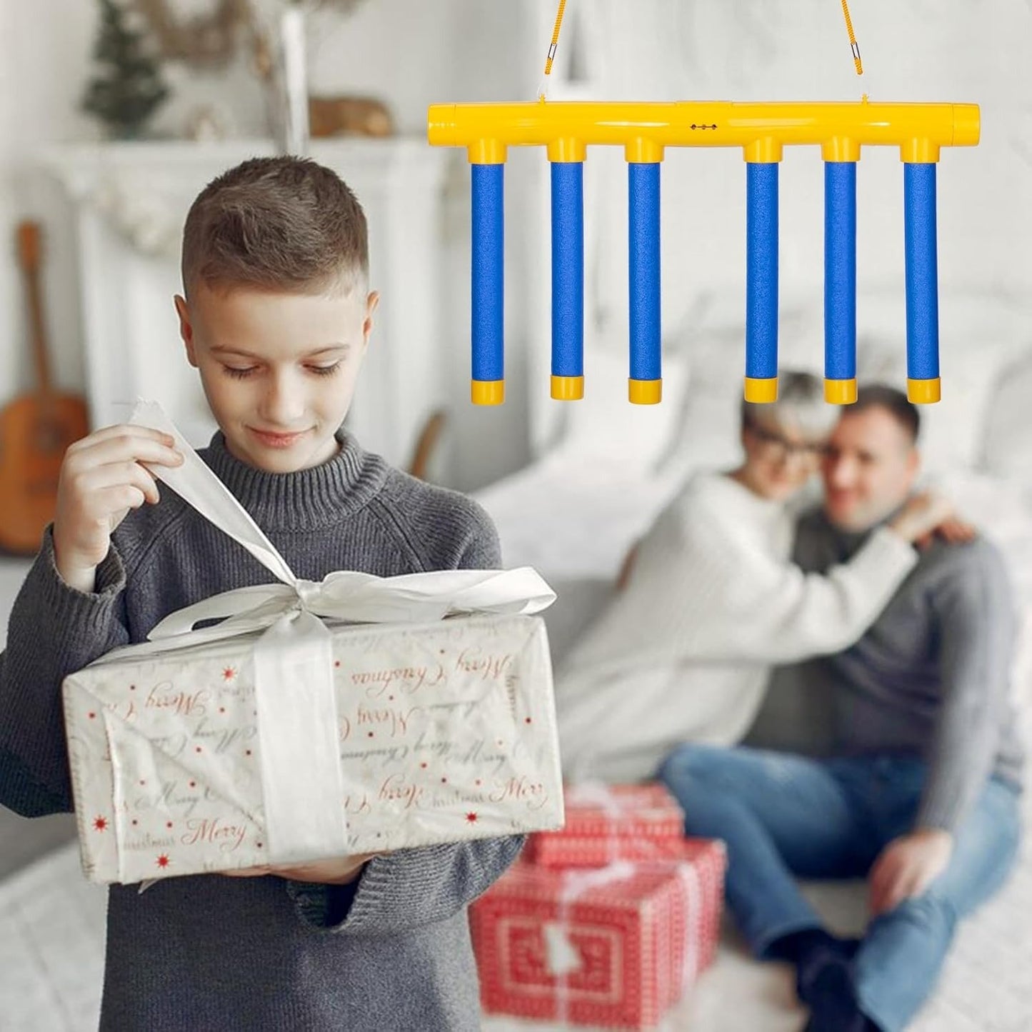 Fun Falling Sticks Challenge Game, Rechargeable and Temperature Adjustable, Safe for Ages 5+