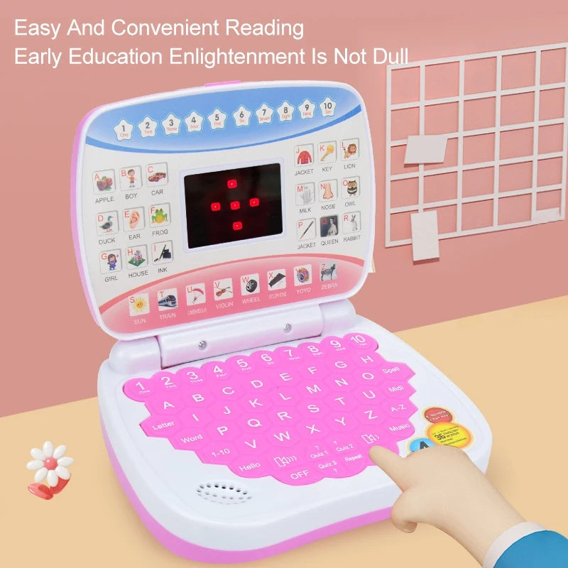 Kids Learning Laptop with 5 Learning Modes, LED Display Screen, Safe for Ages 3+