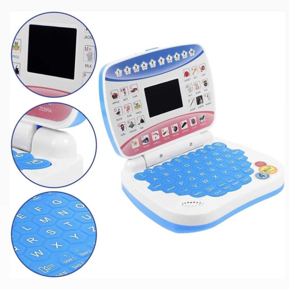 Kids Learning Laptop with 5 Learning Modes, LED Display Screen, Safe for Ages 3+