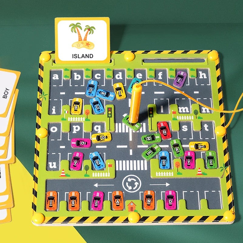Montessori Magnetic Maze – Alphabet Learning Toy for Ages 3+ with Multiple Gameplay Modes and Safe Materials