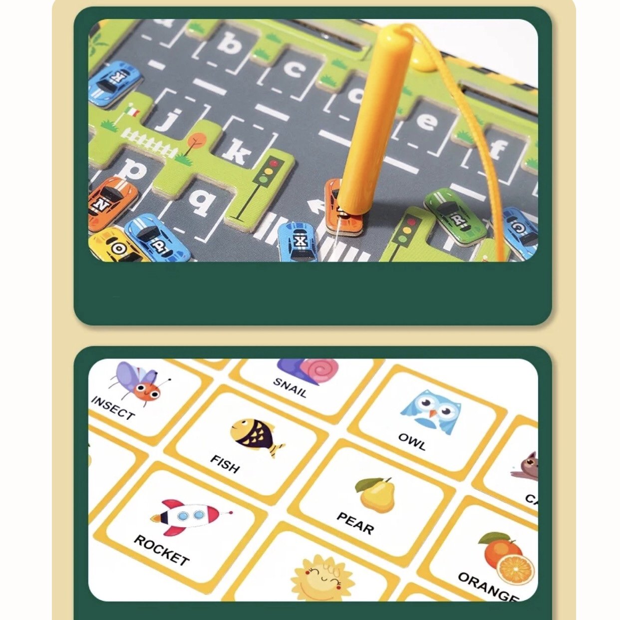 Montessori Magnetic Maze – Alphabet Learning Toy for Ages 3+ with Multiple Gameplay Modes and Safe Materials