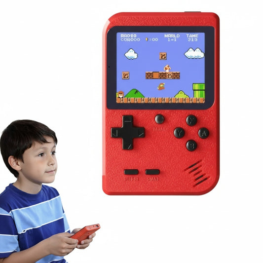 Retro Game Console with 400 Built-in Classic Games, TV Connectivity and Compact Design