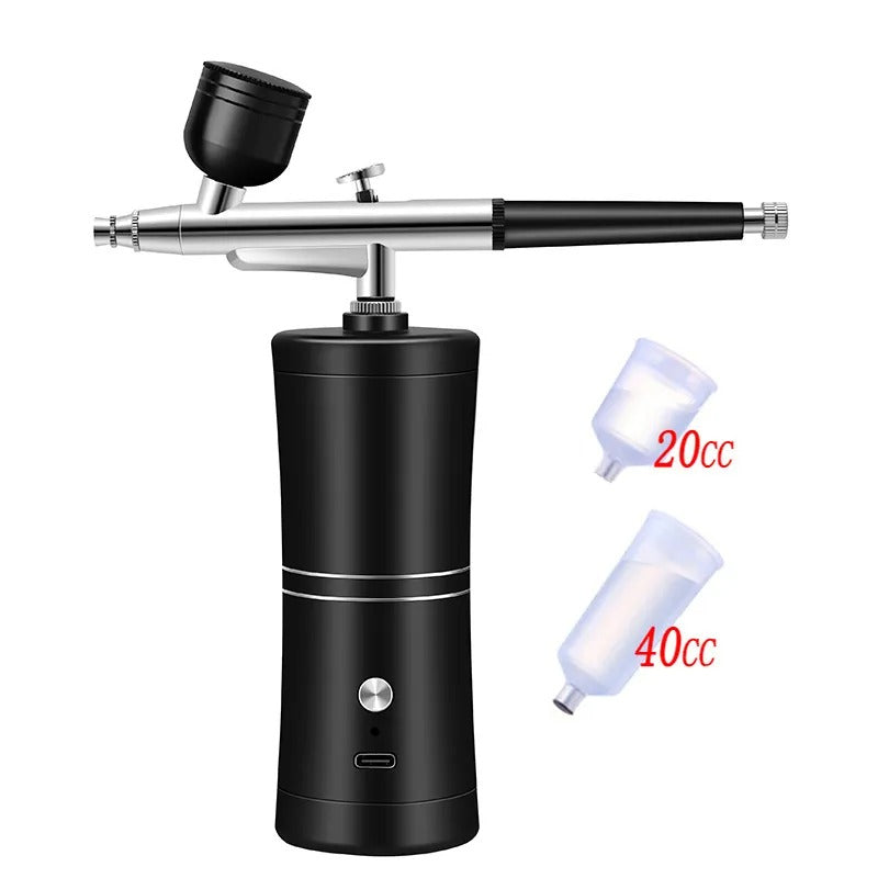Multi-Purpose Cordless Spray Gun Portable Mini Air Compressor Rechargeable Spray Machine