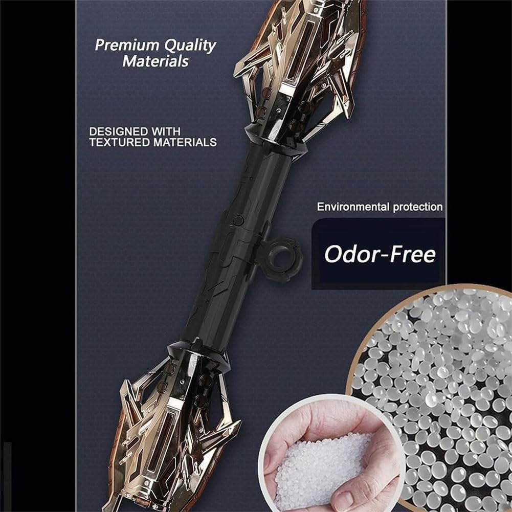 120 cm Double - Headed LED Colorful Lightsaber Toy - Extendable Laser Sword for Kids and Adults