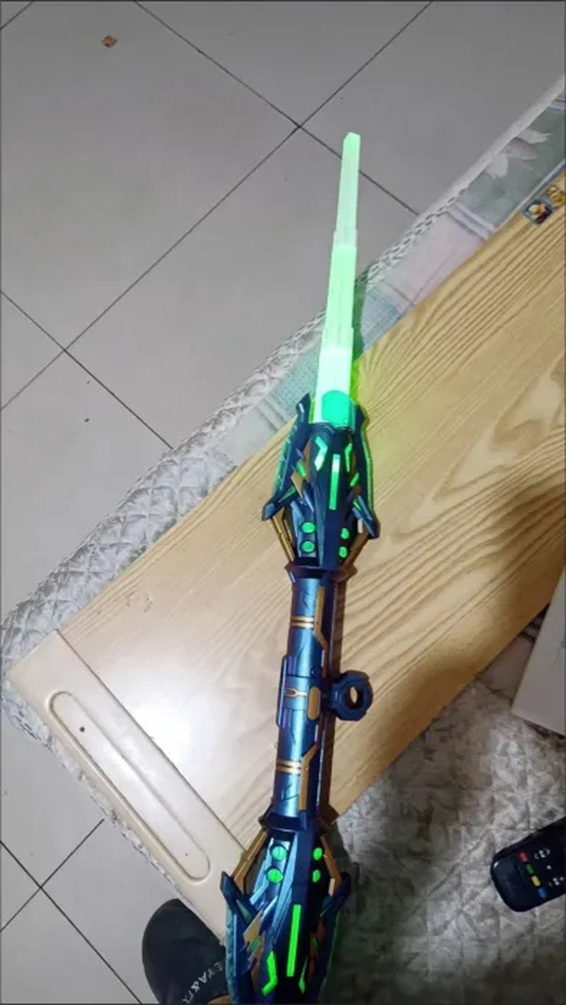 120 cm Double - Headed LED Colorful Lightsaber Toy - Extendable Laser Sword for Kids and Adults