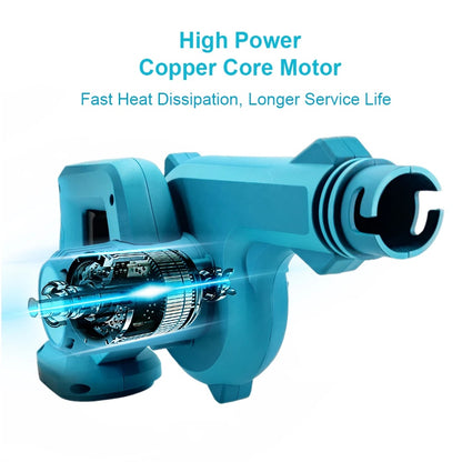 2-in-1 Cordless Leaf Blower & Vacuum – Portable Electric Garden Blower with Strong Suction for Yard Cleaning & Debris Removal