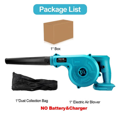 2-in-1 Cordless Leaf Blower & Vacuum – Portable Electric Garden Blower with Strong Suction for Yard Cleaning & Debris Removal