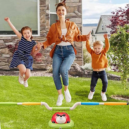 3-in-1 Active Play Toy – Jump, Ring Toss & Rocket Launch with Musical & Remote-Controlled, Easy to Assemble, Safe for Ages 3+