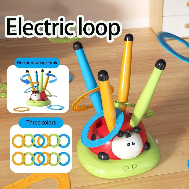 3-in-1 Active Play Toy – Jump, Ring Toss & Rocket Launch with Musical & Remote-Controlled, Easy to Assemble, Safe for Ages 3+
