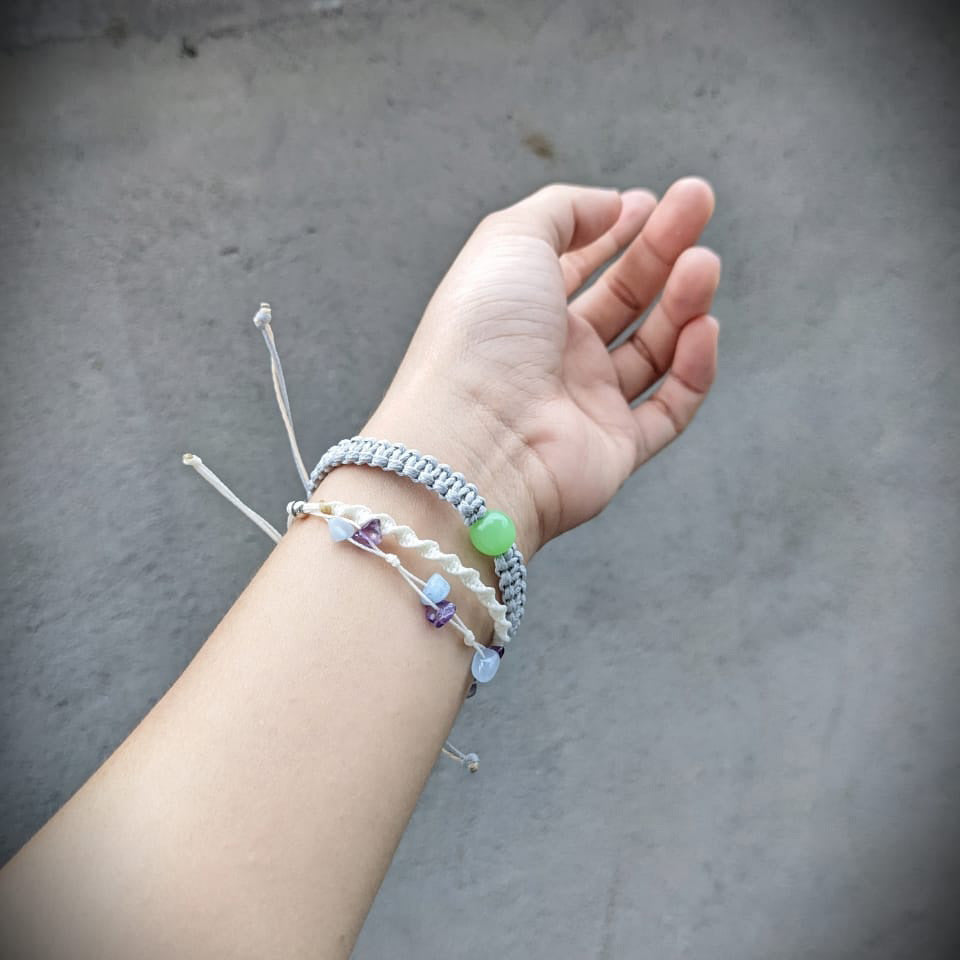 Green Jade Stone Bracelet