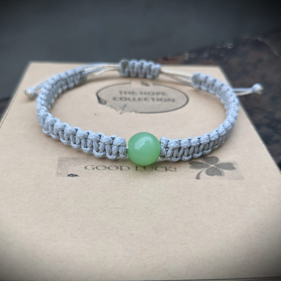 Green Jade Stone Bracelet