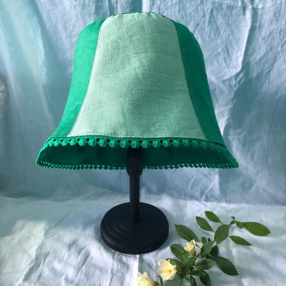 Linen Hat Embroidered With 3D Embossed Flowers