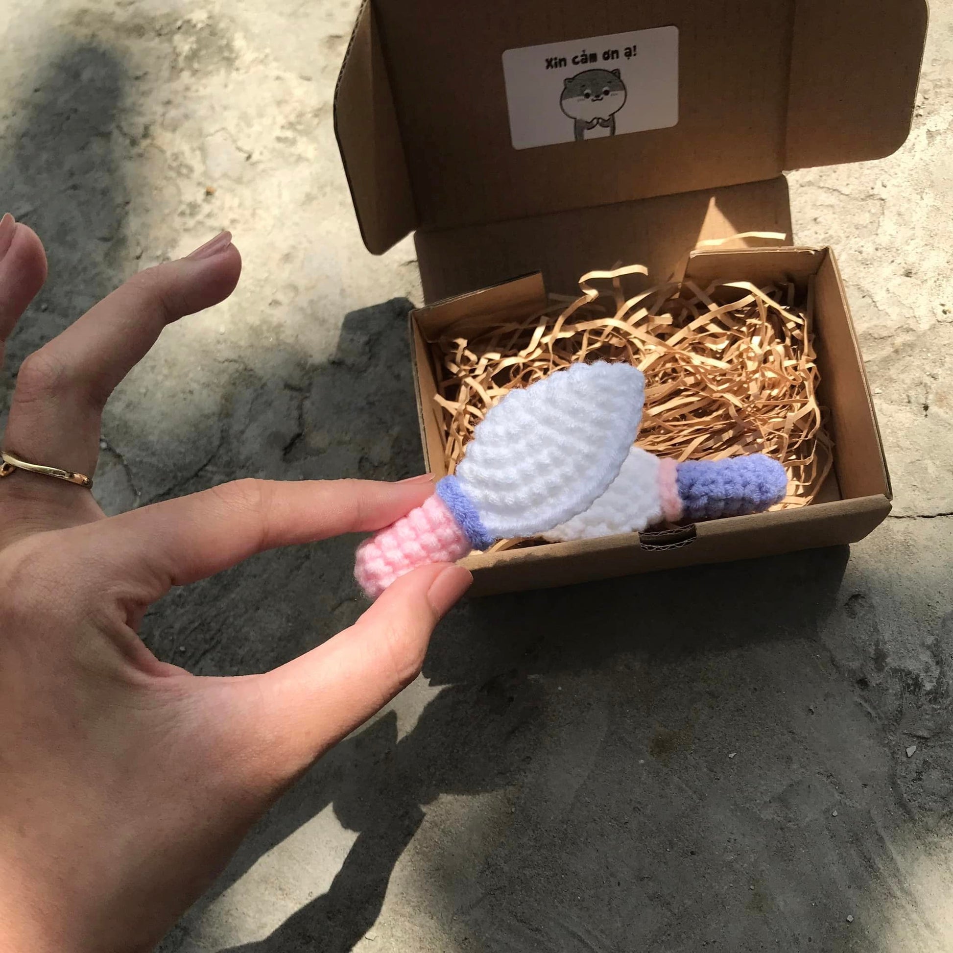 Mini Wool Knife Keychain