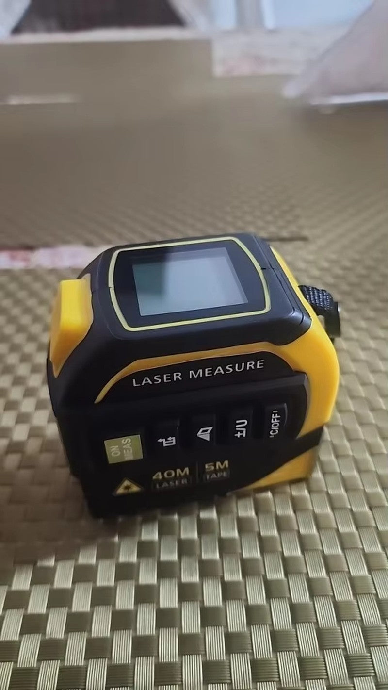 5-in-1 Digital Bluetooth Laser Tape Measure – Smart Electronic Measuring Tool with App Sync