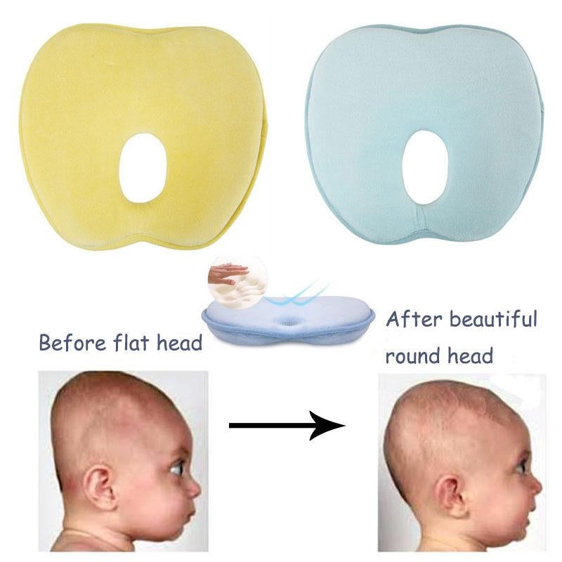 Baby Head Shaping Pillow with Breathable Hollow Design