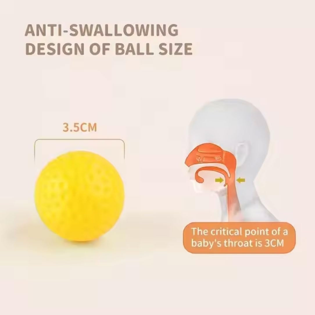 Ball Drop Toy with Multi-Layer Options and Non-Toxic Design, Safe for Ages 1+.