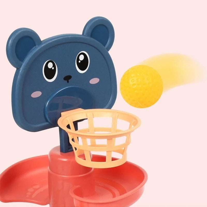 Ball Drop Toy with Multi-Layer Options and Non-Toxic Design, Safe for Ages 1+.