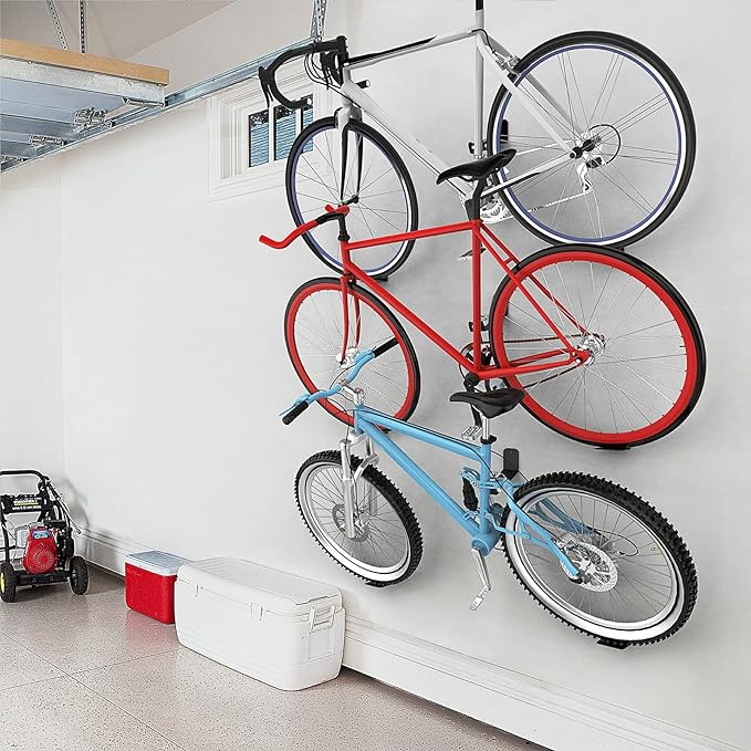 Metal Wall Bike Rack For Mountain And Road Bikes