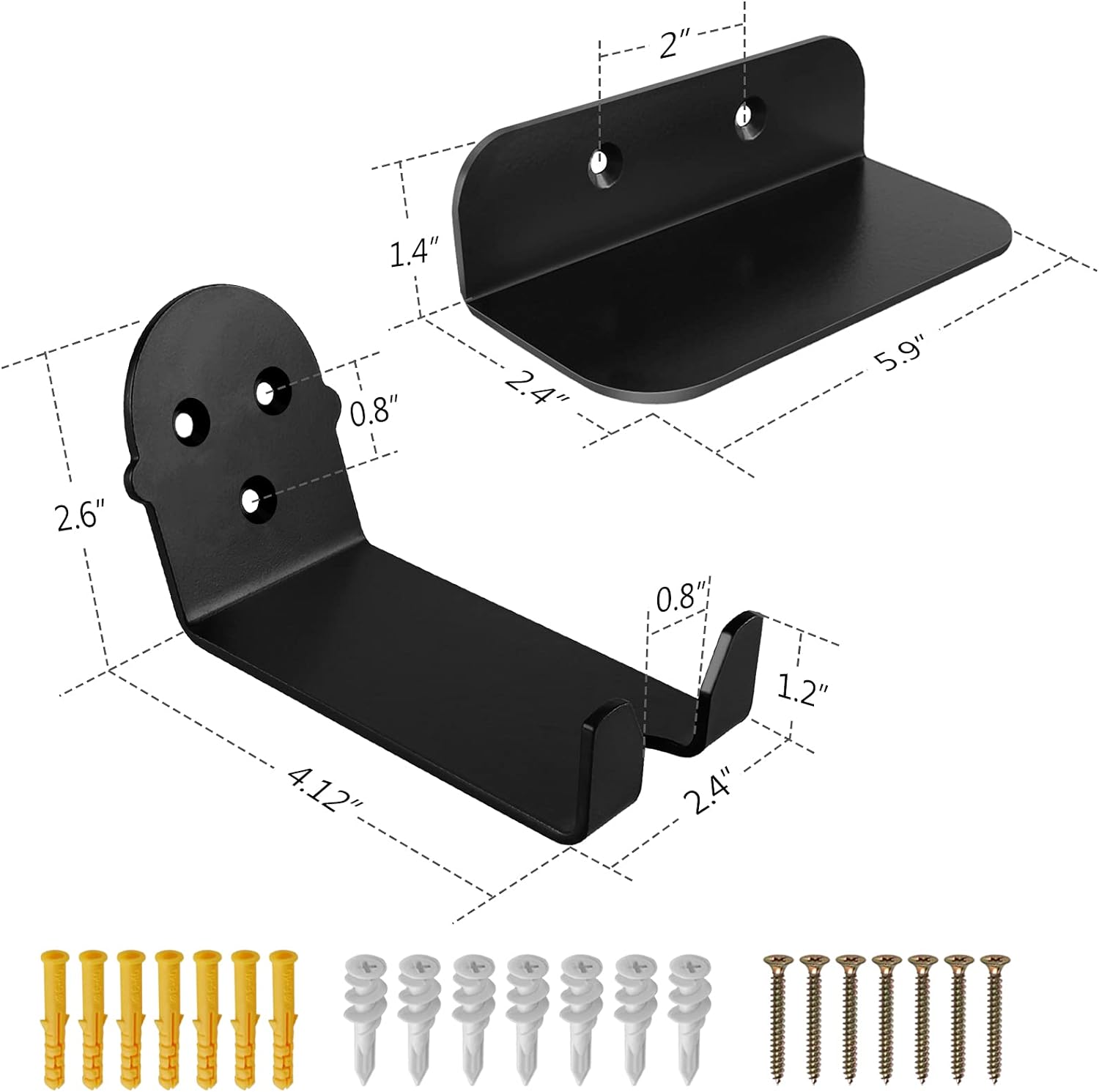Metal Wall Bike Rack For Mountain And Road Bikes