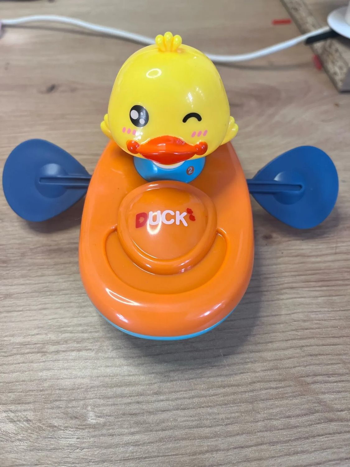 Duck Kayak Toy, Cute Bath Accessory, Compact and Easy to Use, Safe for Ages 2+