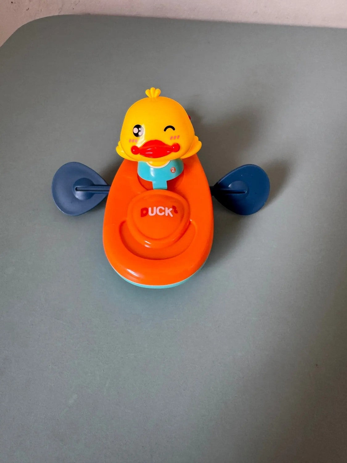 Duck Kayak Toy, Cute Bath Accessory, Compact and Easy to Use, Safe for Ages 2+