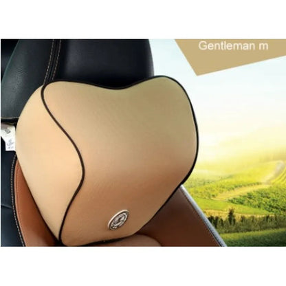 Ergonomic Memory Foam Lumbar and Neck Support Cushion Set
