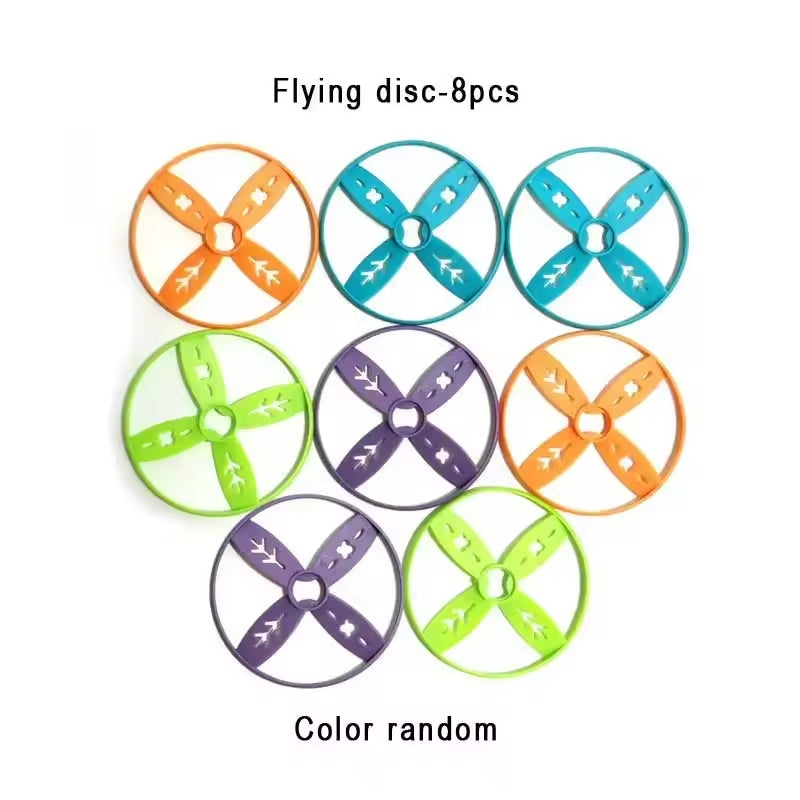 Foot Powered Flying Disc Launcher with Fun Reflex Training and Safe Durable Design for Ages 3+