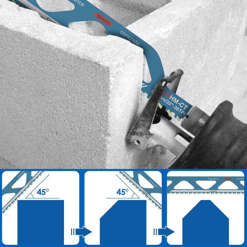 Heavy-Duty Reciprocating Saw Blade for Brick, Concrete, and Masonry