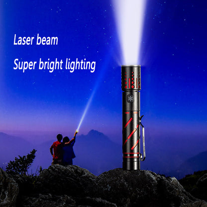 Premium Laser Flashlight With Usb Clip Pen