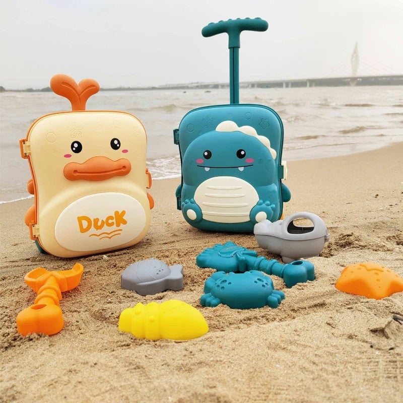 Kids Beach Toy Set, Sand and Water Play, BPA-Free Plastic, Variety of Tools & Shapes, Safe for Ages 2+