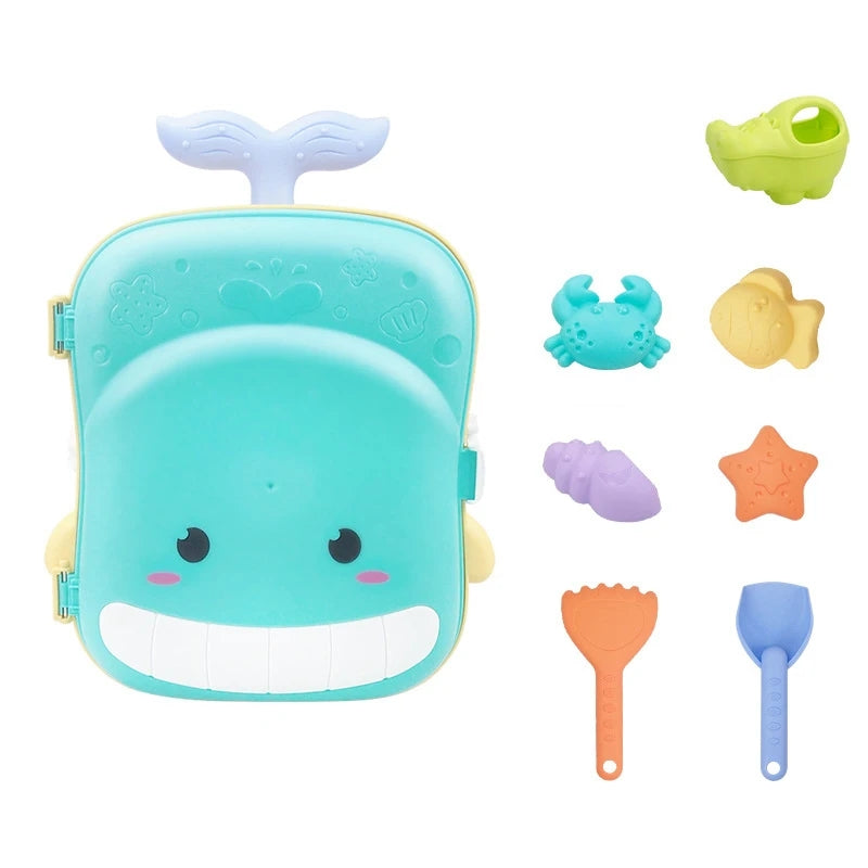 Kids Beach Toy Set, Sand and Water Play, BPA-Free Plastic, Variety of Tools & Shapes, Safe for Ages 2+