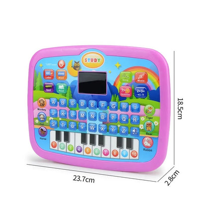 Kids’ Educational Tablet Toy with LED Screen, Sound, and Multiple Learning Modes, Safe for Ages 3+