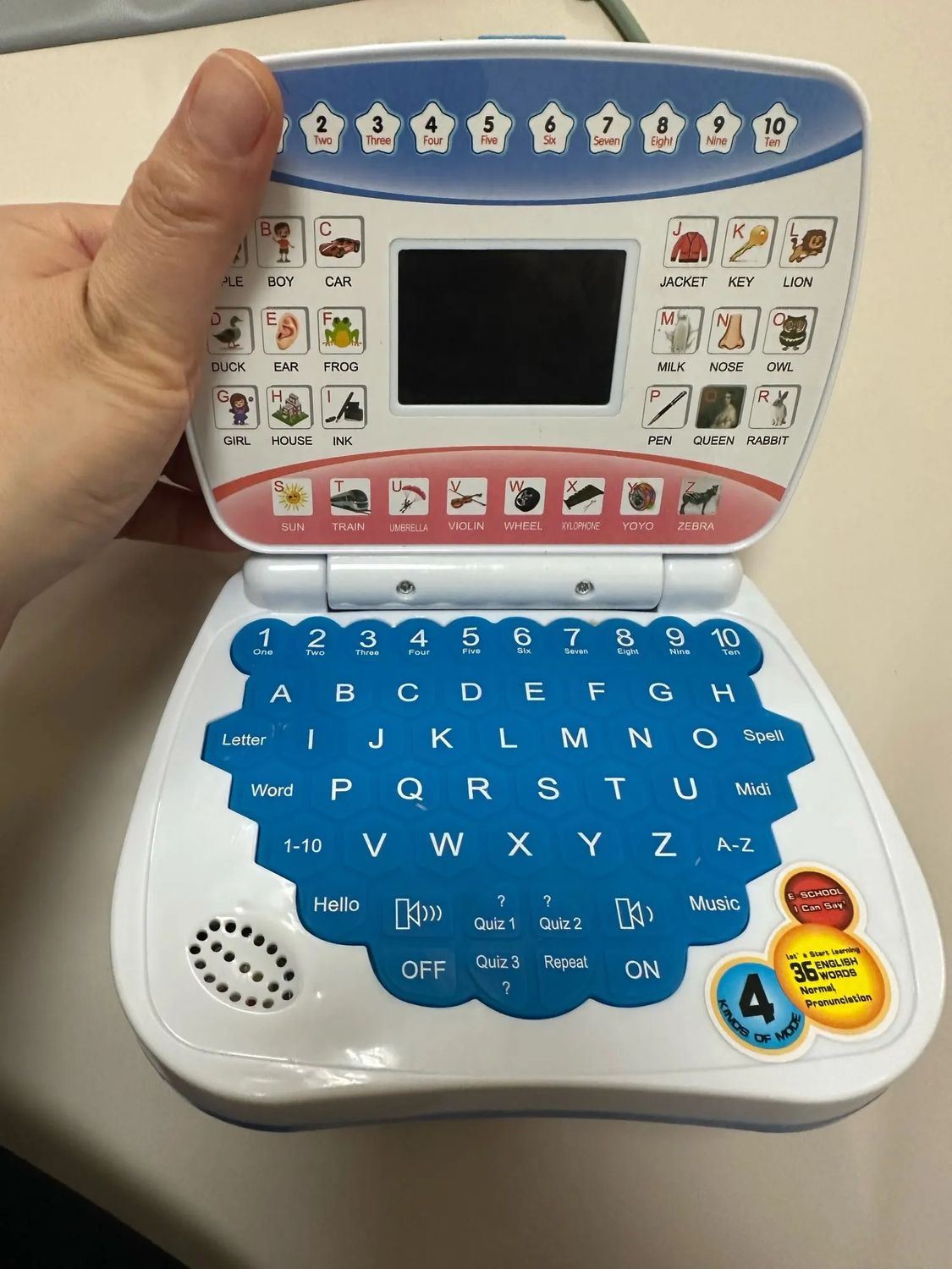 Kids Learning Laptop with 5 Learning Modes, LED Display Screen, Safe for Ages 3+
