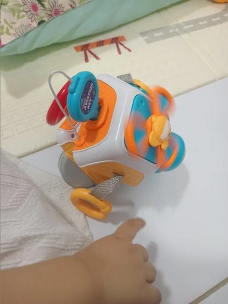 Montessori Busy Cube, Child-Friendly Wooden Sensory Toy, Fine Motor Skill Development, Safe for Ages 2+