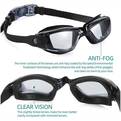 Prescription Swimming Goggles for Myopia – Anti-Fog, UV400 Protection, Clear Vision Underwater