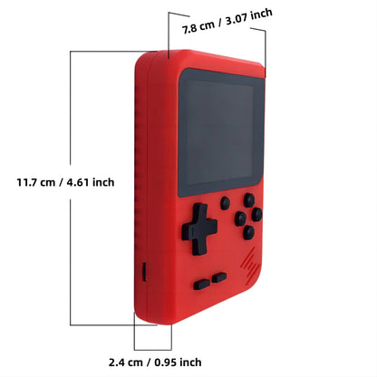 Retro Game Console with 400 Built-in Classic Games, TV Connectivity and Compact Design