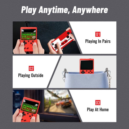 Retro Game Console with 400 Built-in Classic Games, TV Connectivity and Compact Design