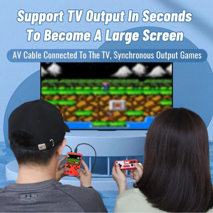 Retro Game Console with 400 Built-in Classic Games, TV Connectivity and Compact Design