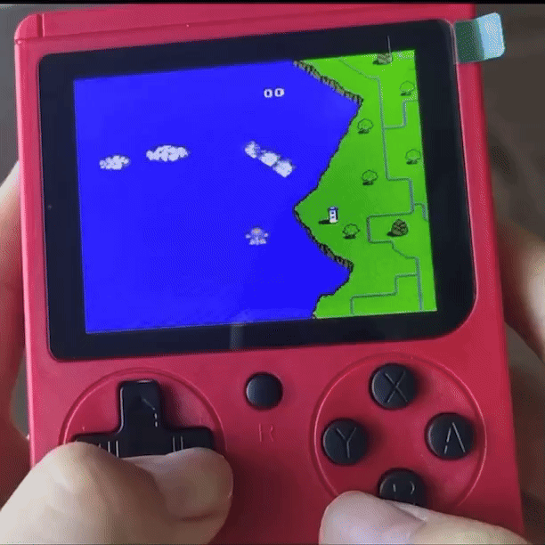 Retro Game Console with 400 Built-in Classic Games, TV Connectivity and Compact Design