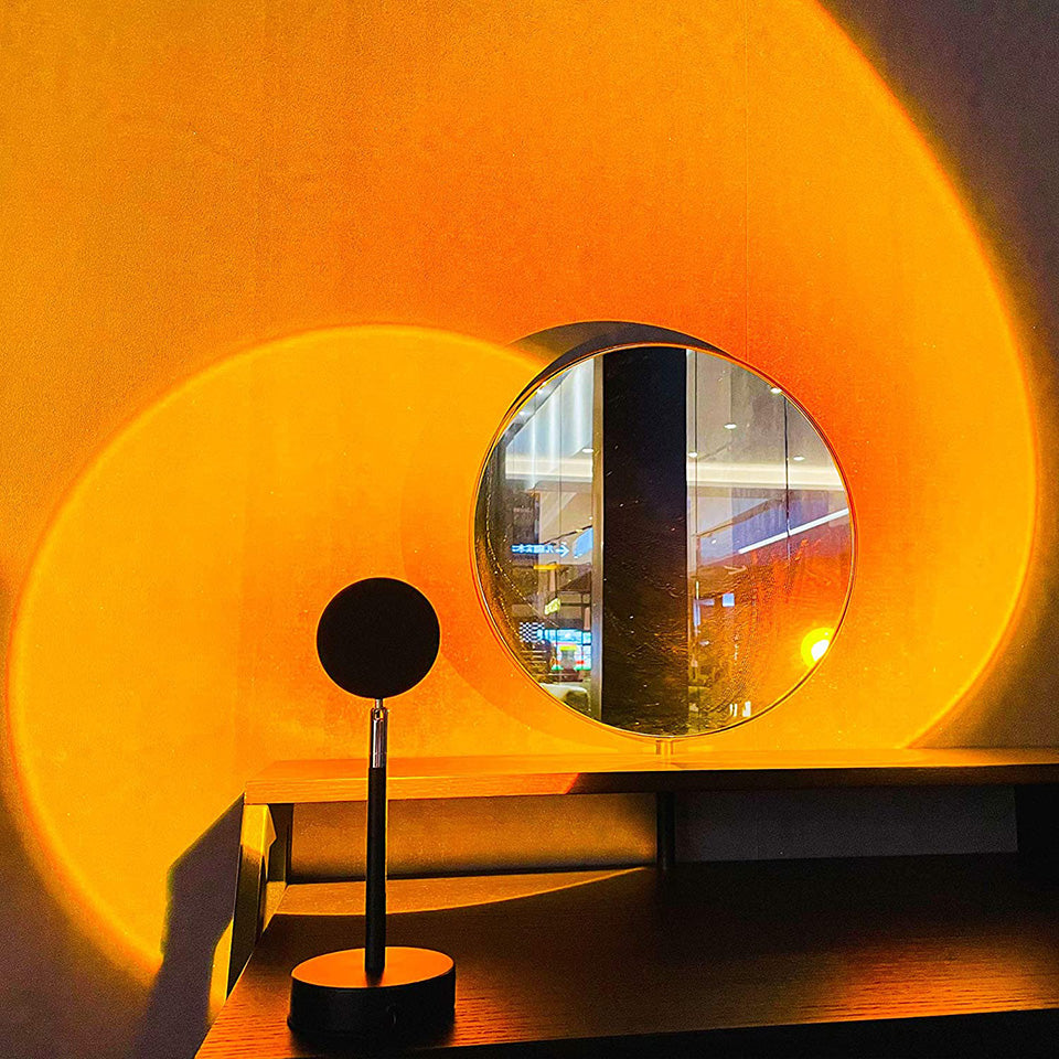The Mellow Sunset Lamp, The Sun Never Sets Projection Sunset Atmosphere Light