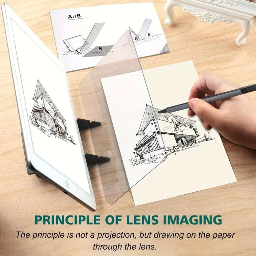 Sketch Wizard Projector – Optical Drawing & Tracing Toy for Kids with Reflective Mirror, Stand Base, Easy to Assemble and Disassemble