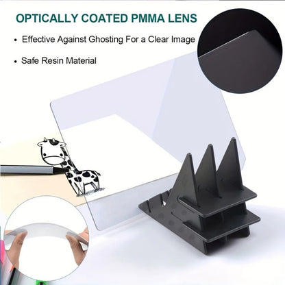 Sketch Wizard Projector – Optical Drawing & Tracing Toy for Kids with Reflective Mirror, Stand Base, Easy to Assemble and Disassemble