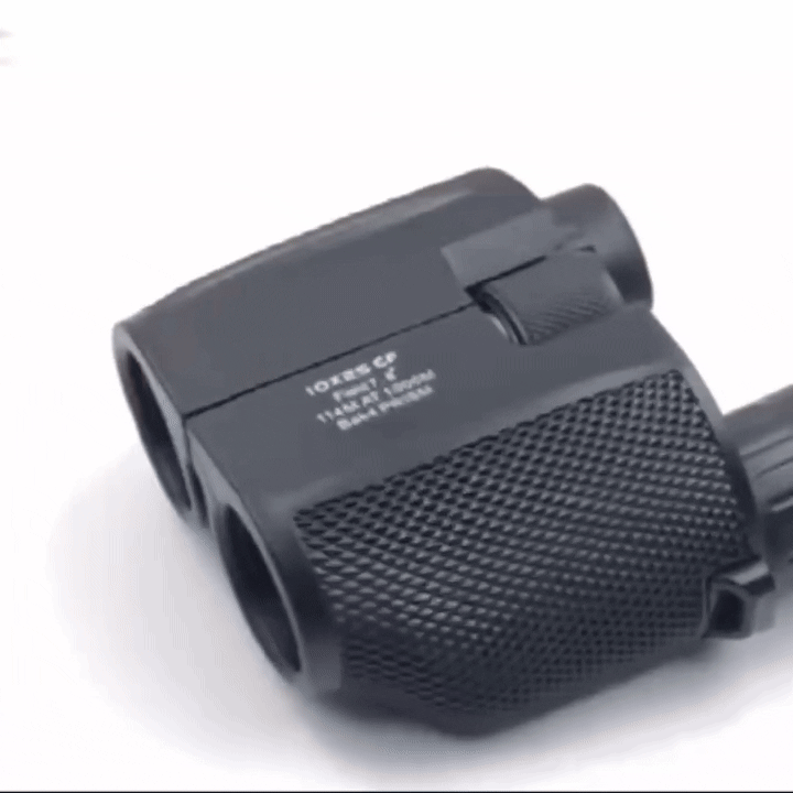 Waterproof High-Power Night-Vision Binoculars for Adults and Kids with 10×25 Magnification, Carrying Strap, Storage Pouch