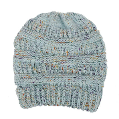 Soft Knit Beanie That'S Perfect For Ponytails & Buns