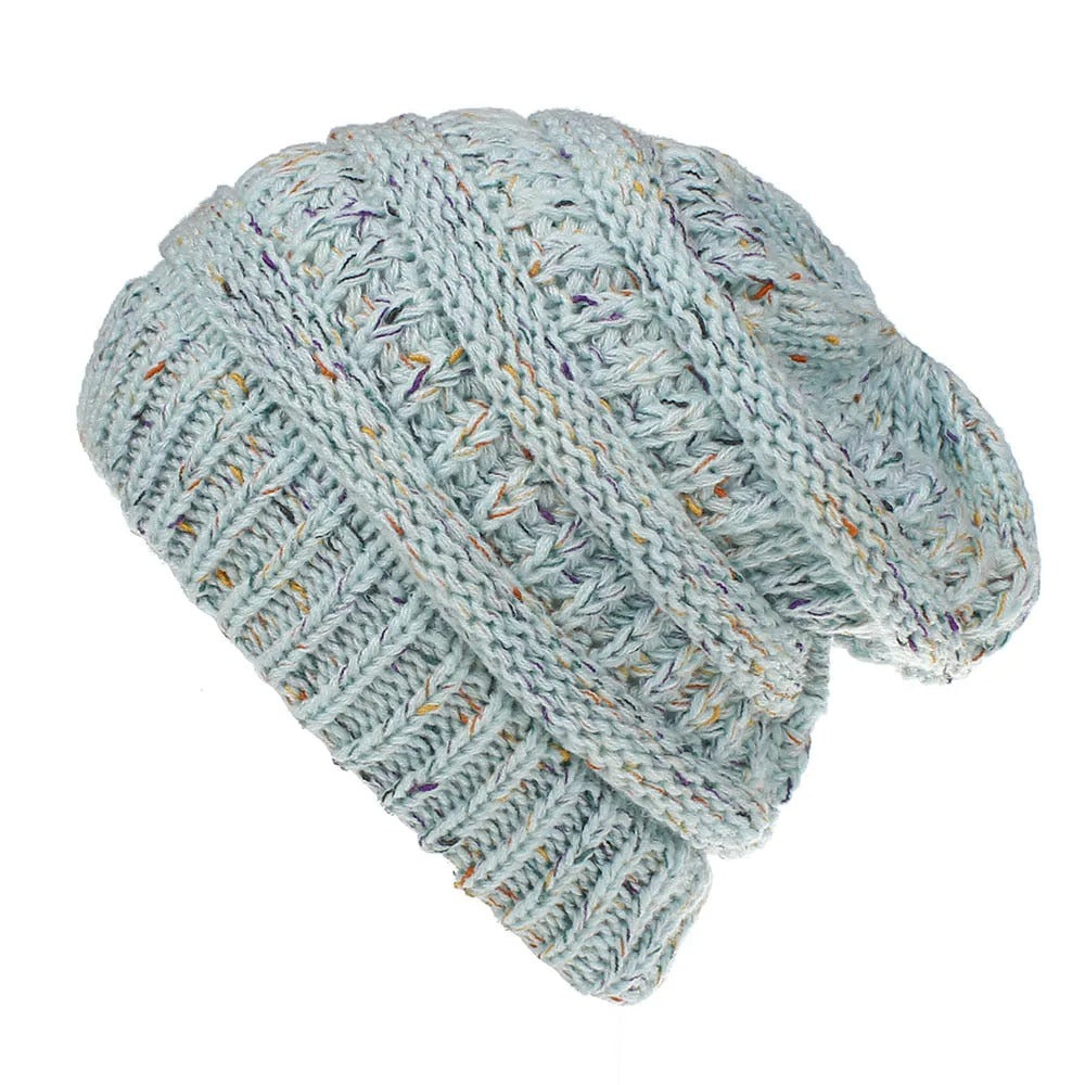Soft Knit Beanie That'S Perfect For Ponytails & Buns